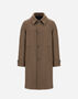 Herno COAT IN HOUNDSTOOTH MELTON Olive Green CA000210U334607780