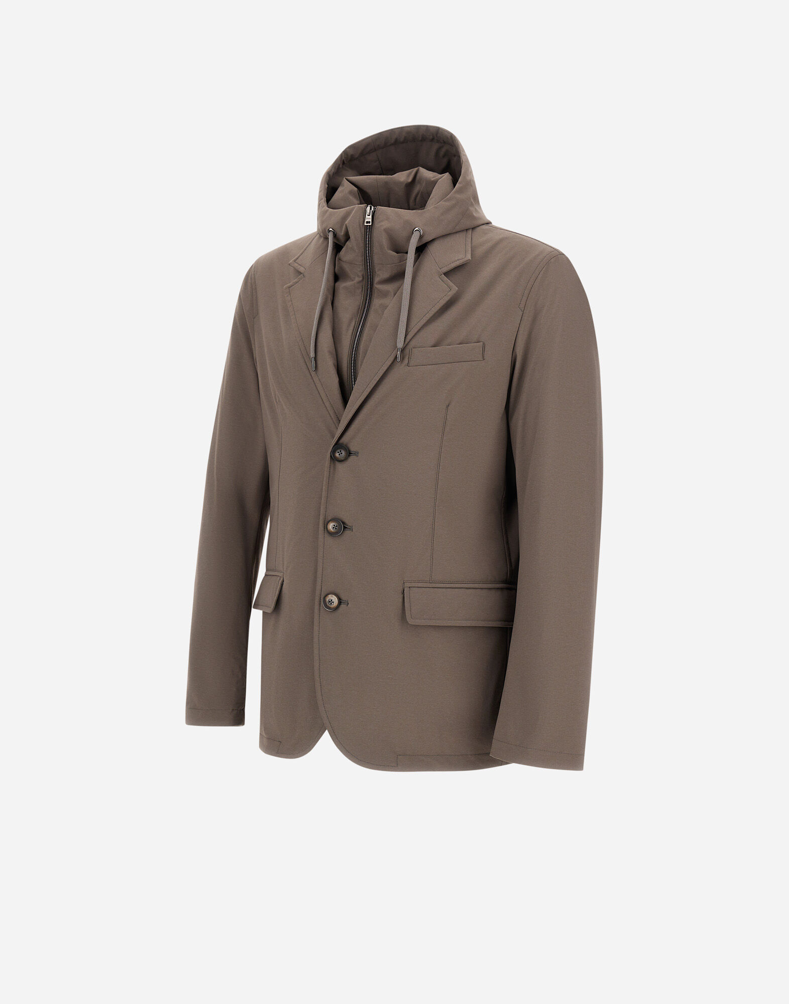 ジャケット・アウター PHINGERIN PINCHY BLAZER PINCHY TROUSERS RESORT BLAZER IN NYLON COMFORT STRETCH in Dark Taupe for Men