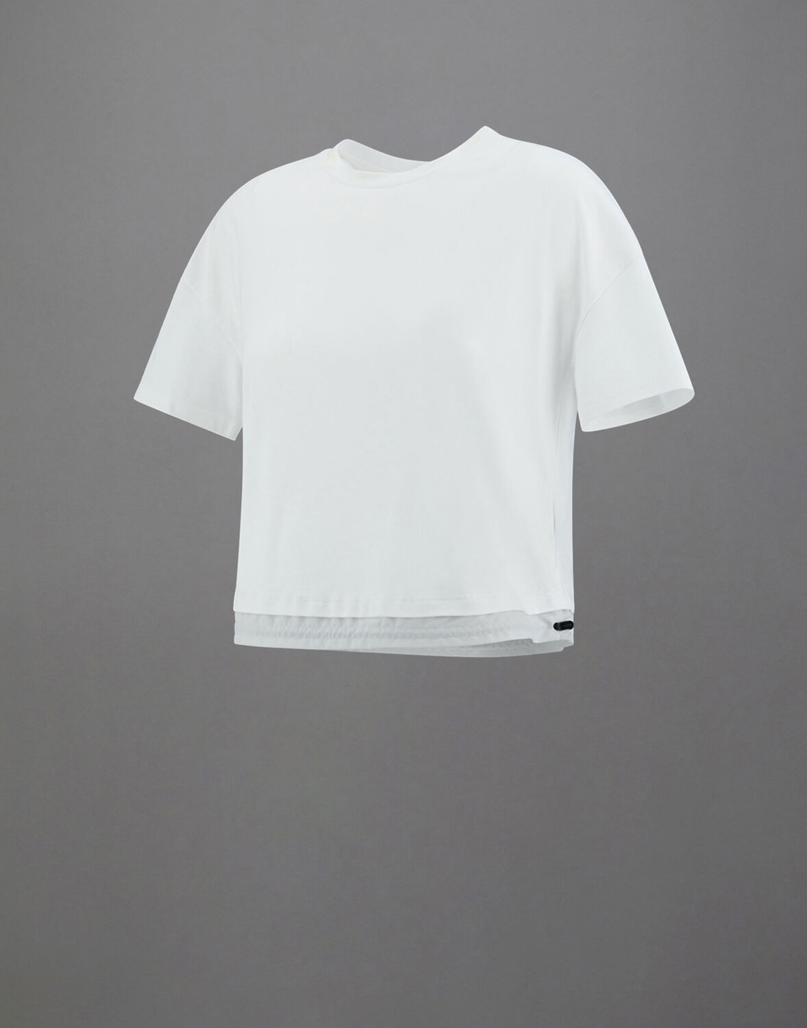 Herno Laminar Dynamic Interlock ドローストリングtシャツ In White