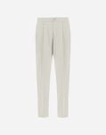 Herno COTTON FEEL TROUSERS Natural PT000128U125311100