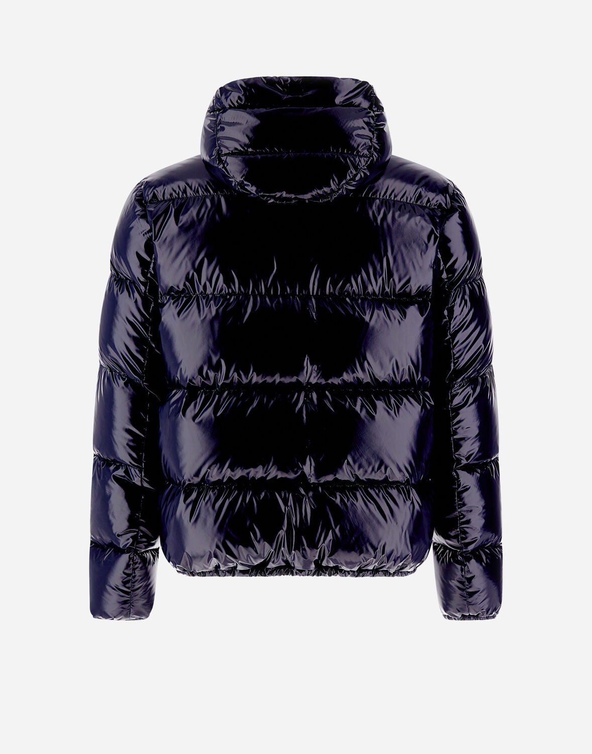 Herno Bomber Jacket In Gloss In New Blue
