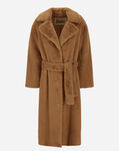 Herno COAT IN SOFT FAUX FUR Camel CA000543D124222157