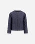 Herno COTTON DENIM EFFECT JACKET Navy Blue GI000328D132679200