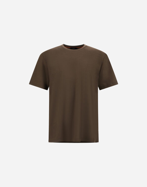 Herno T-SHIRT IN WOOL JERSEY Light Military JG000288U520687730