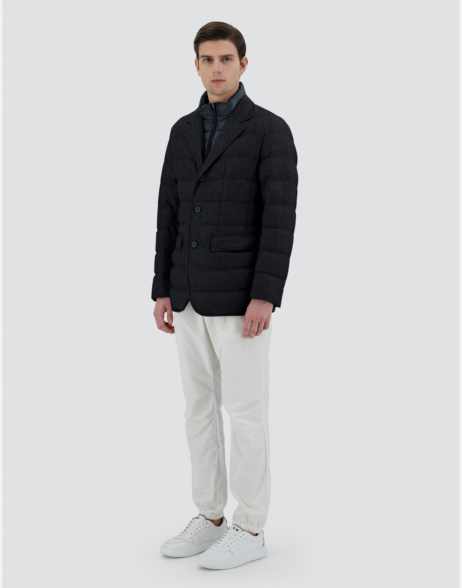 BLAZER CASHMERE SILK in Blue Brown for Men Herno