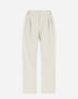 Herno PLEATED VISCOSE EFFECT TROUSERS Grey Pearl PT000048D126079402