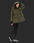 Herno LAMINAR OVERSIZE WINDSTOPPER COAT Military PI128DL111067740