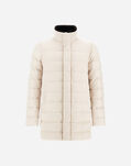 Herno CARCOAT IN CASHMERE, SILK AND MONOGRAM Chantilly PI001310U380871985