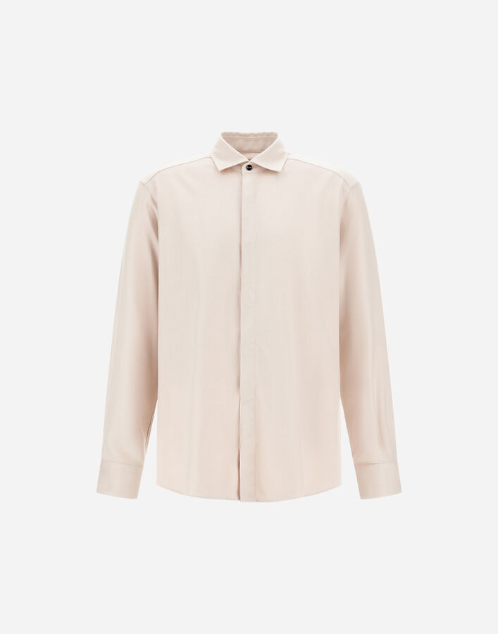 Herno RESORT SHIRT IN CASHMERE AND SILK Chantilly CM00015UR380871985