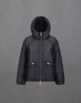 Herno LAMINAR HOODED JACKET IN QUILTED RIPSTOP Black GI00139DL128439300