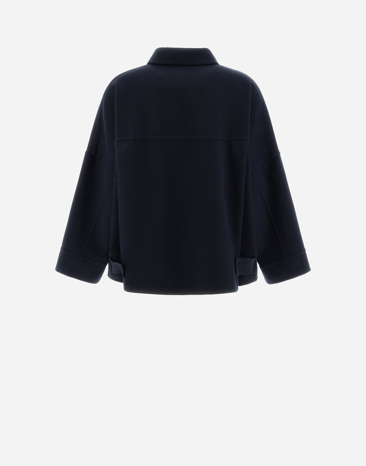 Herno ダブルレイヤーウール ジャケット In Navy Blue