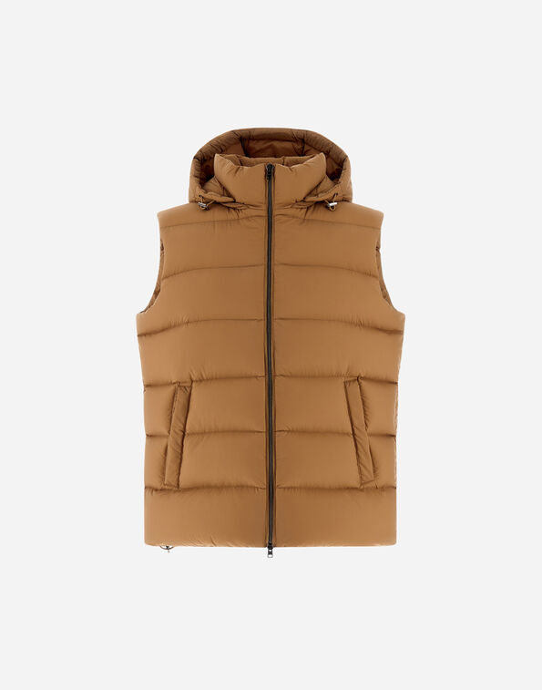 Herno VEST IN ECOAGE Camel PI001186U12456Z2157