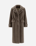 Herno COAT IN FAUX MINK FUR Dove Grey GC000455D126242600