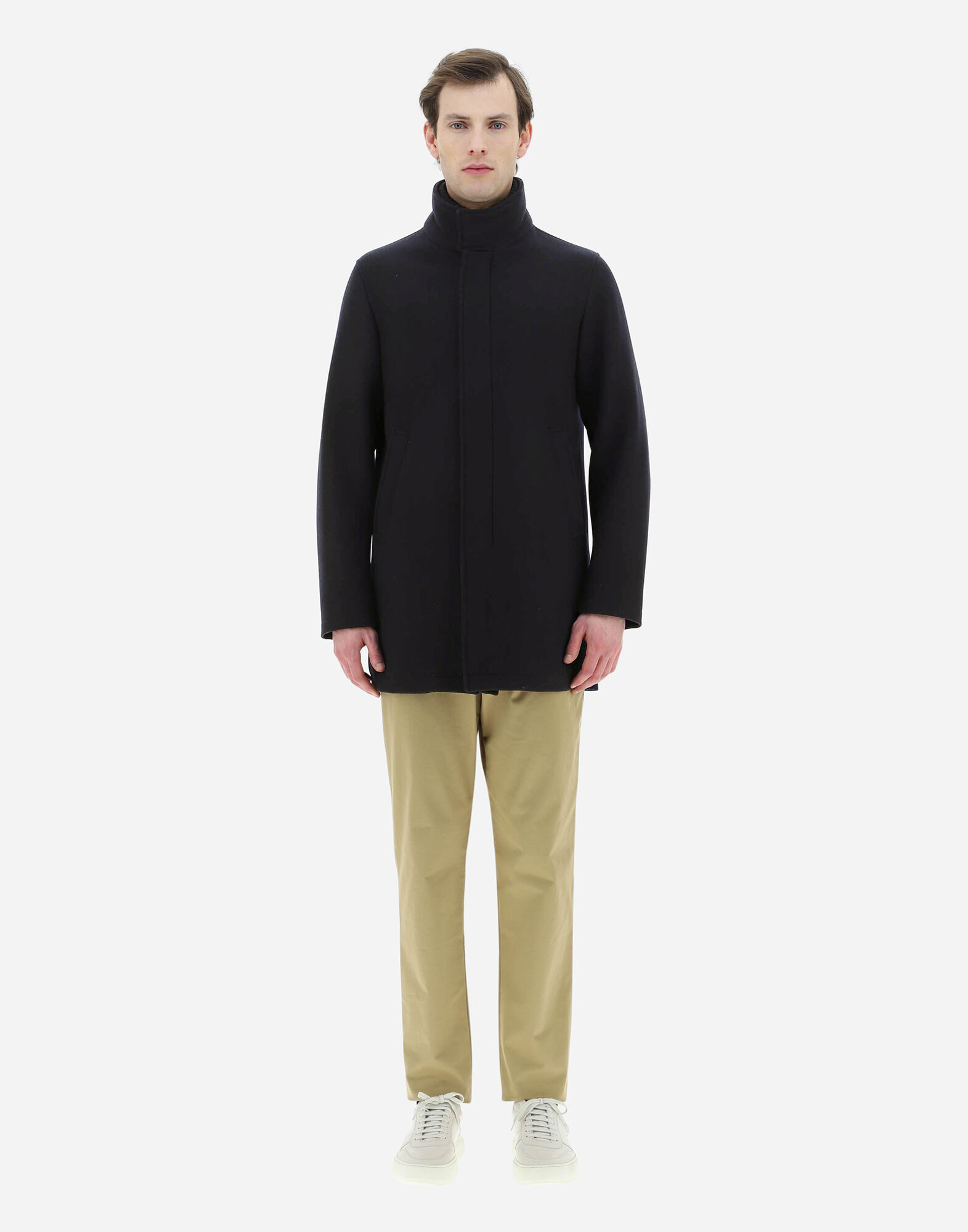 Herno diagonal coat store