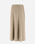 Herno RESORT SKIRT IN SATIN EFFECT Chantilly GN00001DR125461987