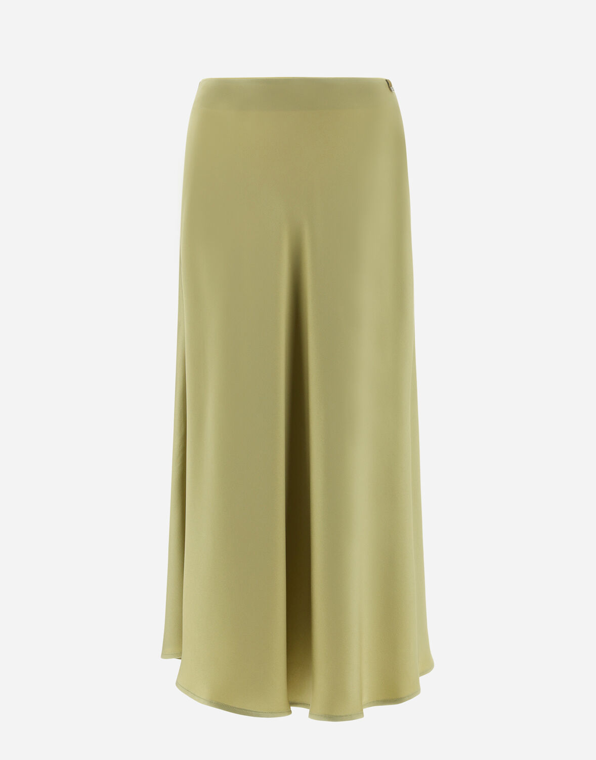 Herno Resort Skirt In Satin Effect - Female Skirts Canarino 38 In Canary