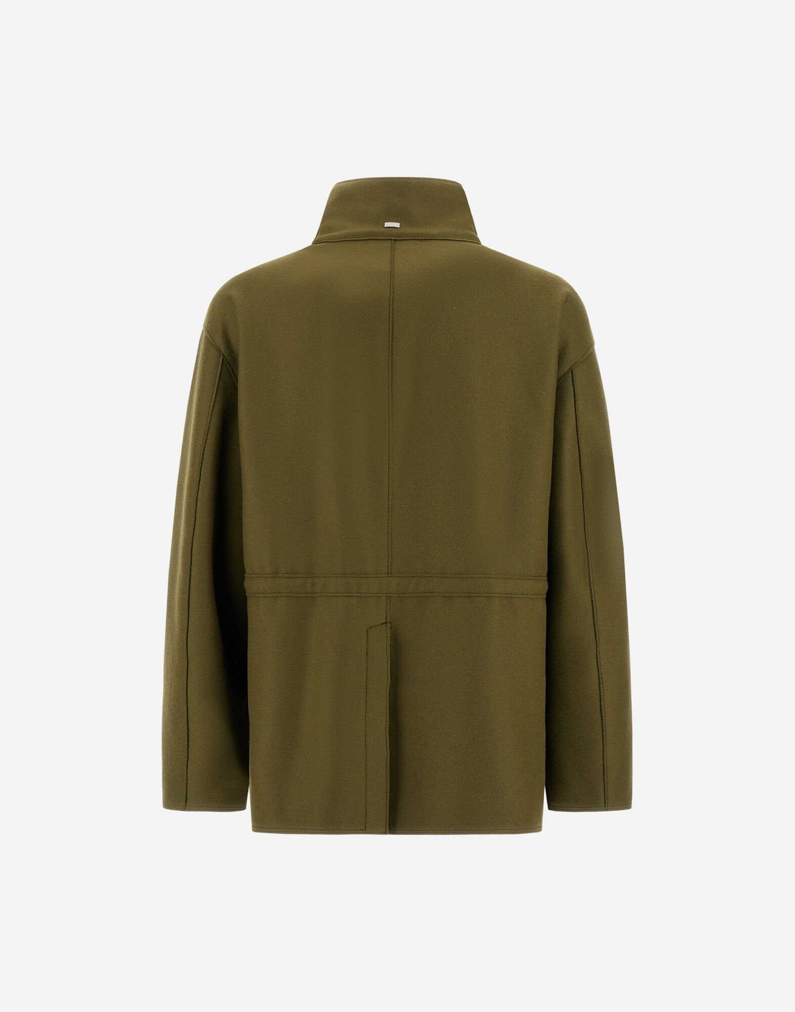 PURE WOOL CLOTH FIELD JACKET in Military for Women | Herno®