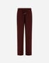 Herno TROUSERS IN MATT CREPE SATIN Bordeaux PT000176D127556705