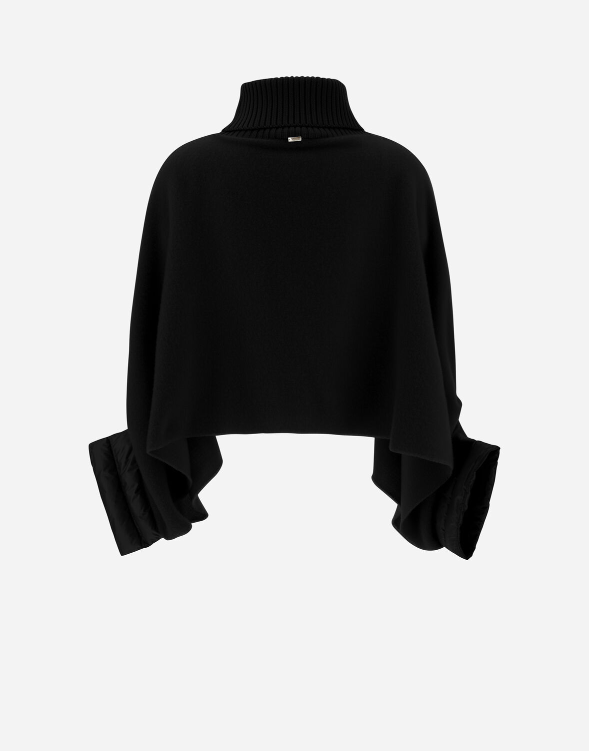 Herno ソフトポンチョ＆ナイロン ウルトラライト Resort ポンチョ In Black