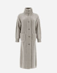 Herno COAT IN INFINITY BRIOCHE KNIT Chantilly MC000145D700161985