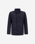 Herno ULTRALIGHT CREASE FIELD JACKET Blue FI000118U12494Z9201