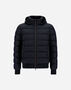Herno ECOAGE AND SILK CASHMERE BOMBER JACKET Navy Blue PI0020UNW12456Z9200
