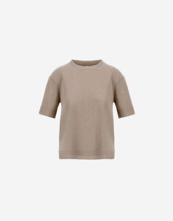 Herno T-SHIRT IN GLAM KNIT&nbsp;EFFECT Dove Grey JG000223D520562600