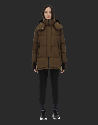 Laminar Oversize Gore-Tex Windstopper Coat in Black | Herno