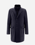Herno WOOL BEAVER COAT Navy Blue CA000196U334249200