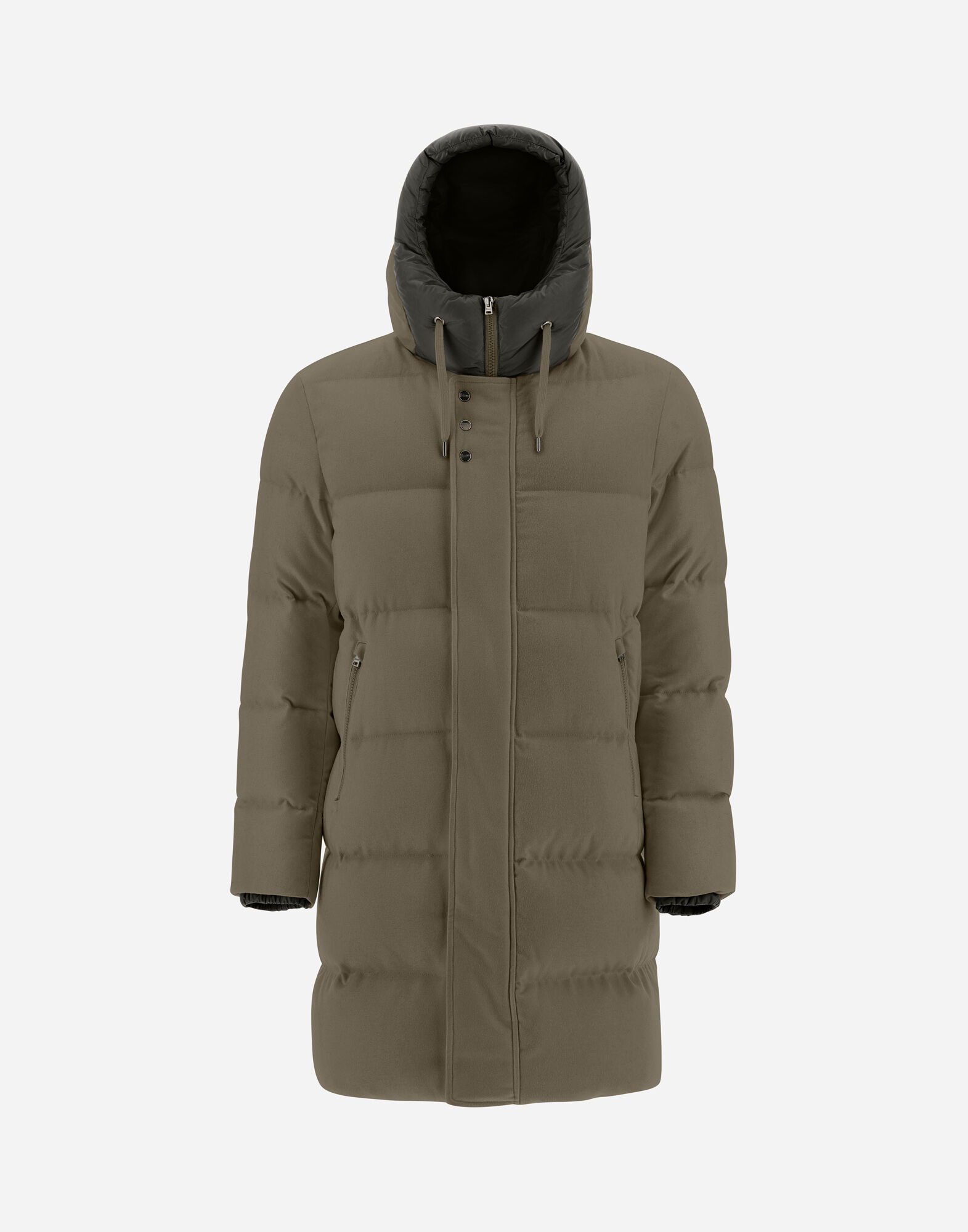 Herno cashmere shop silk down jacket