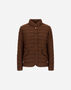 Herno BLAZER IN VIRGIN WOOL TWEED Leather PI002070D334662240