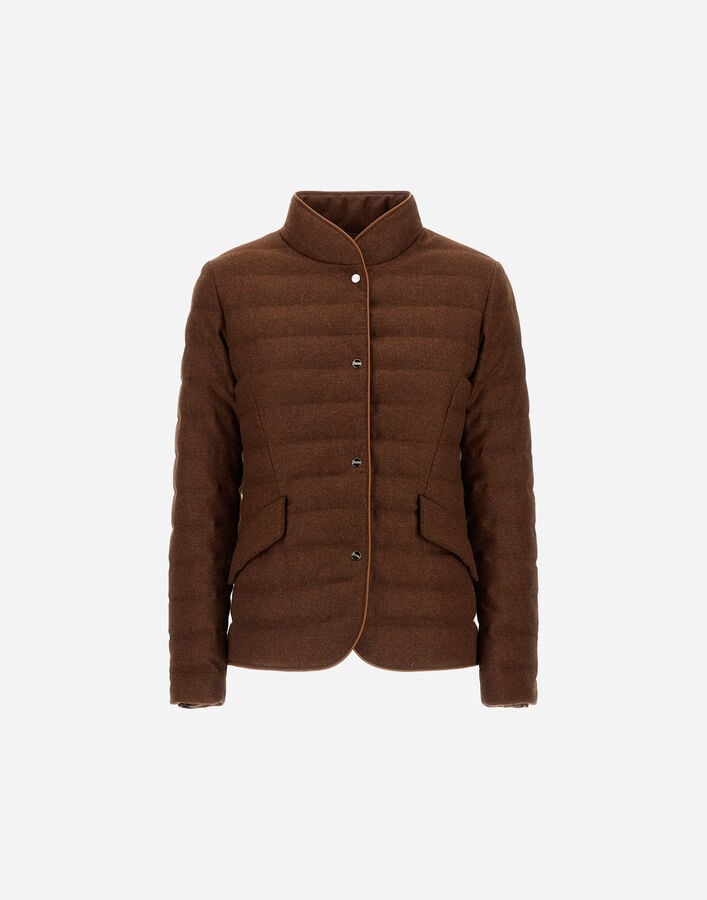 BLAZER IN VIRGIN WOOL TWEED Herno Herno BLAZER IN VIRGIN WOOL TWEED Leather PI002070D334662240
