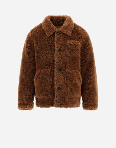 男児 エコファー シャツ キャメル Herno® (ヘルノ)