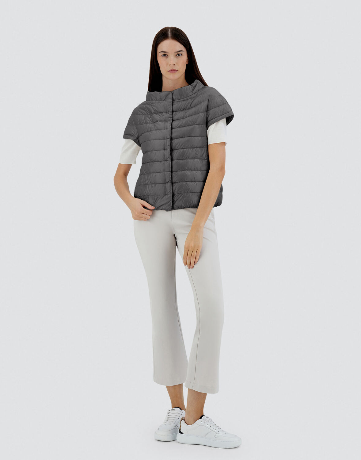 Herno Gray Emilia Down Jacket In Grey