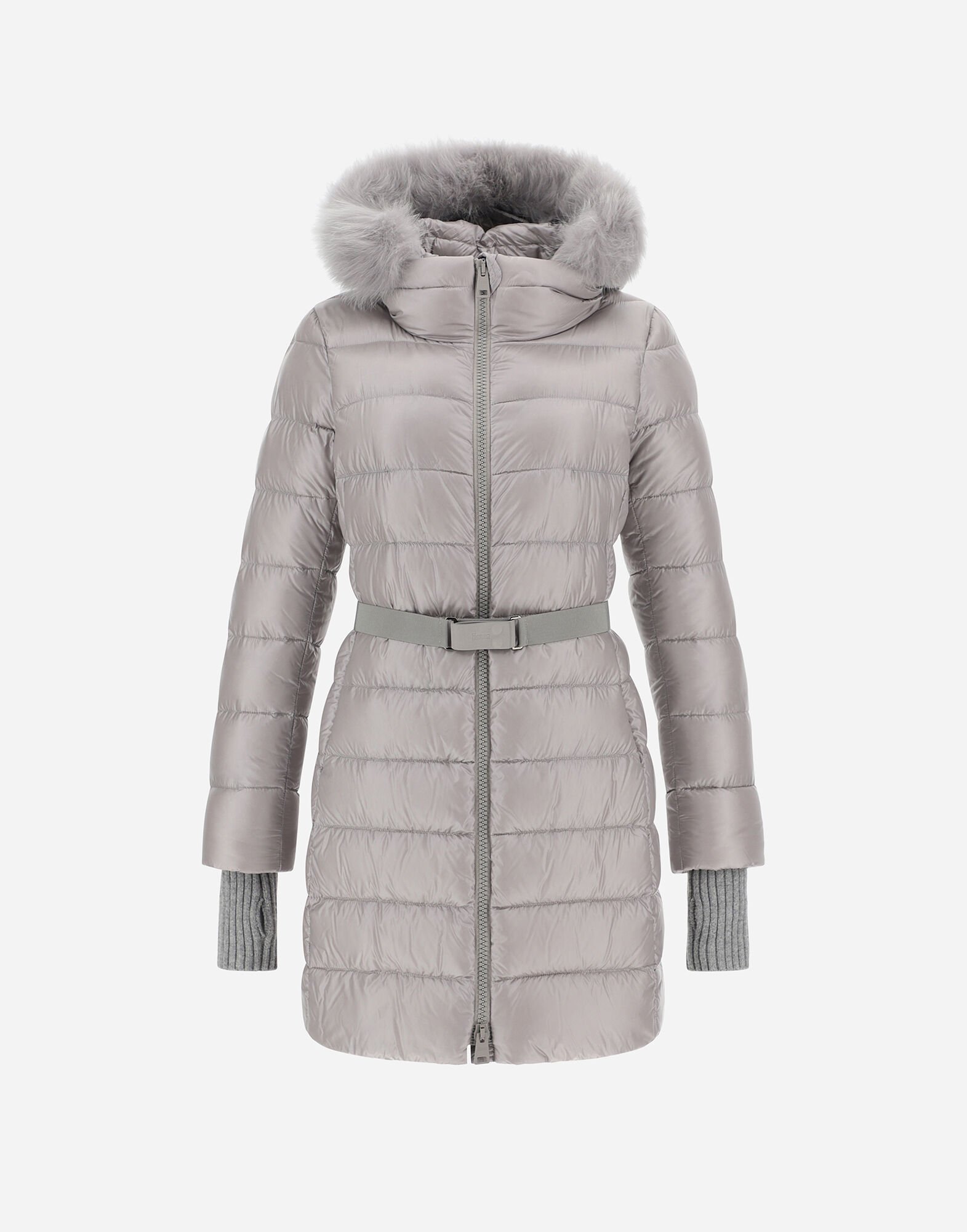 belted parka jacket