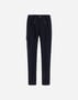 Herno RESORT CARGO TROUSERS IN PURE COTTON Navy Blue PT00039UR132669200
