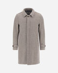 Herno GLOBE DYE-FREE WOOL COAT Dove Grey CA0132U333242600