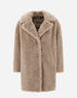 Herno COAT IN CURLY FAUX FUR Chantilly CA000500D124211985