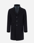 Herno COAT IN CASHMERE AND NYLON ULTRALIGHT Blue Dark CA0091U380209290