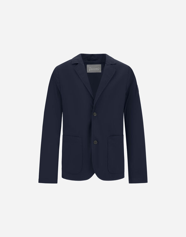 Herno BLAZER IN LIGHT&nbsp;STRETCH NYLON Blue GA000004X12431SZ9201