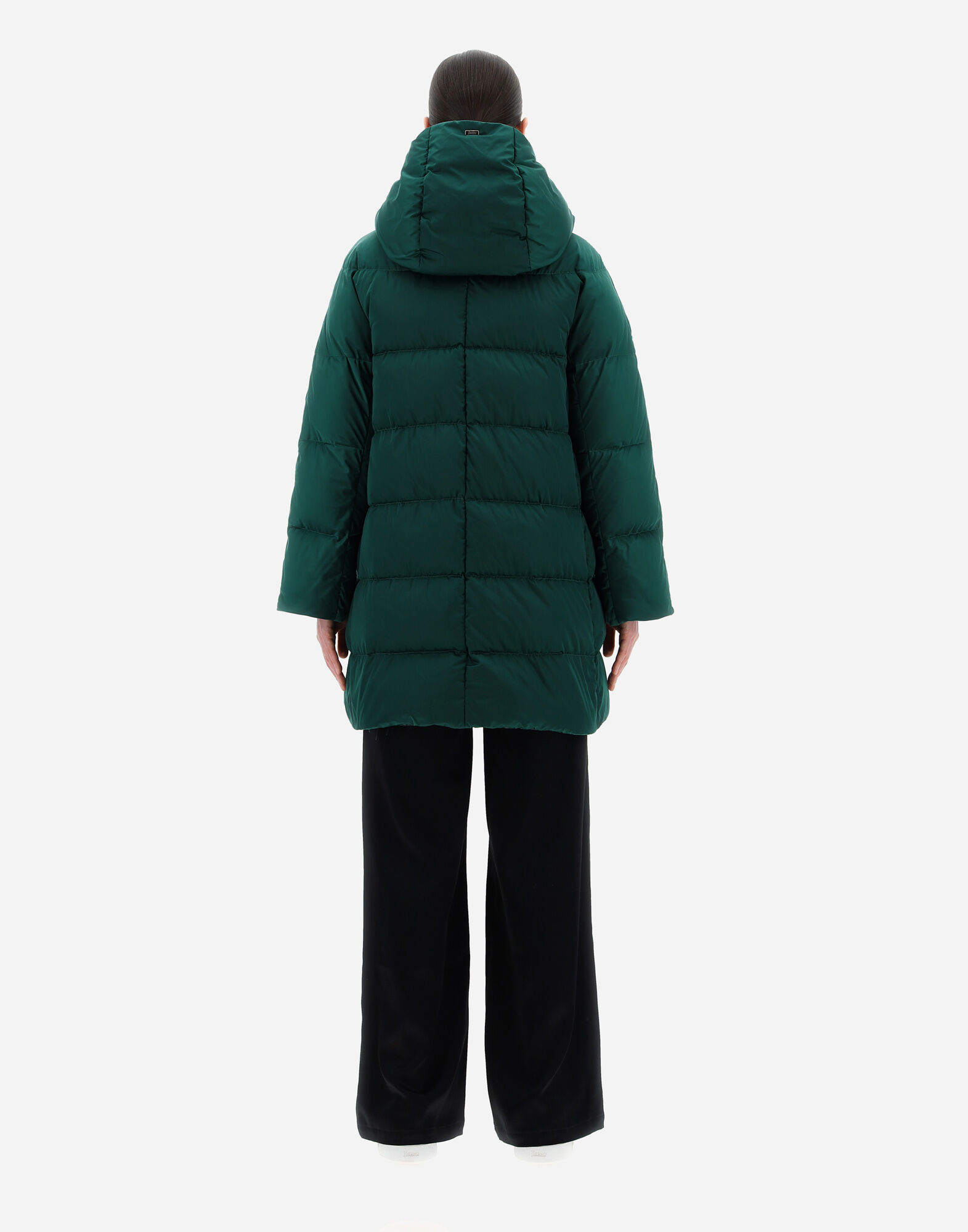Herno zip-fastening padded coat - Green