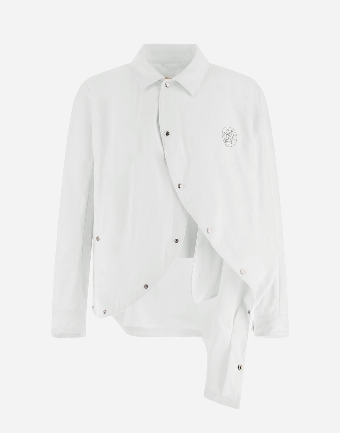 Herno Globe Recycled Twill シャツ In White