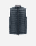 Herno REVERSIBLE TWO-TONE WAISTCOAT IN NYLON ULTRALIGHT Navy Blue PI001008U120179200
