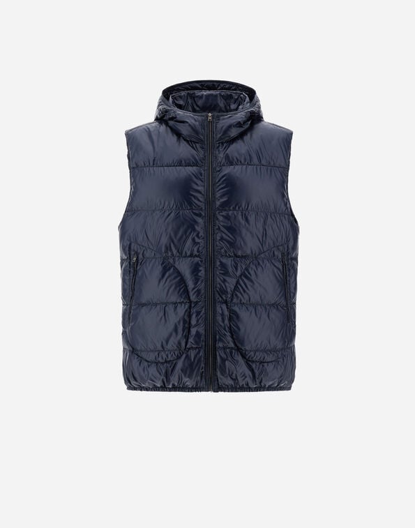 Herno VEST IN NYLON ULTRALIGHT Navy Blue PI001212U120179200