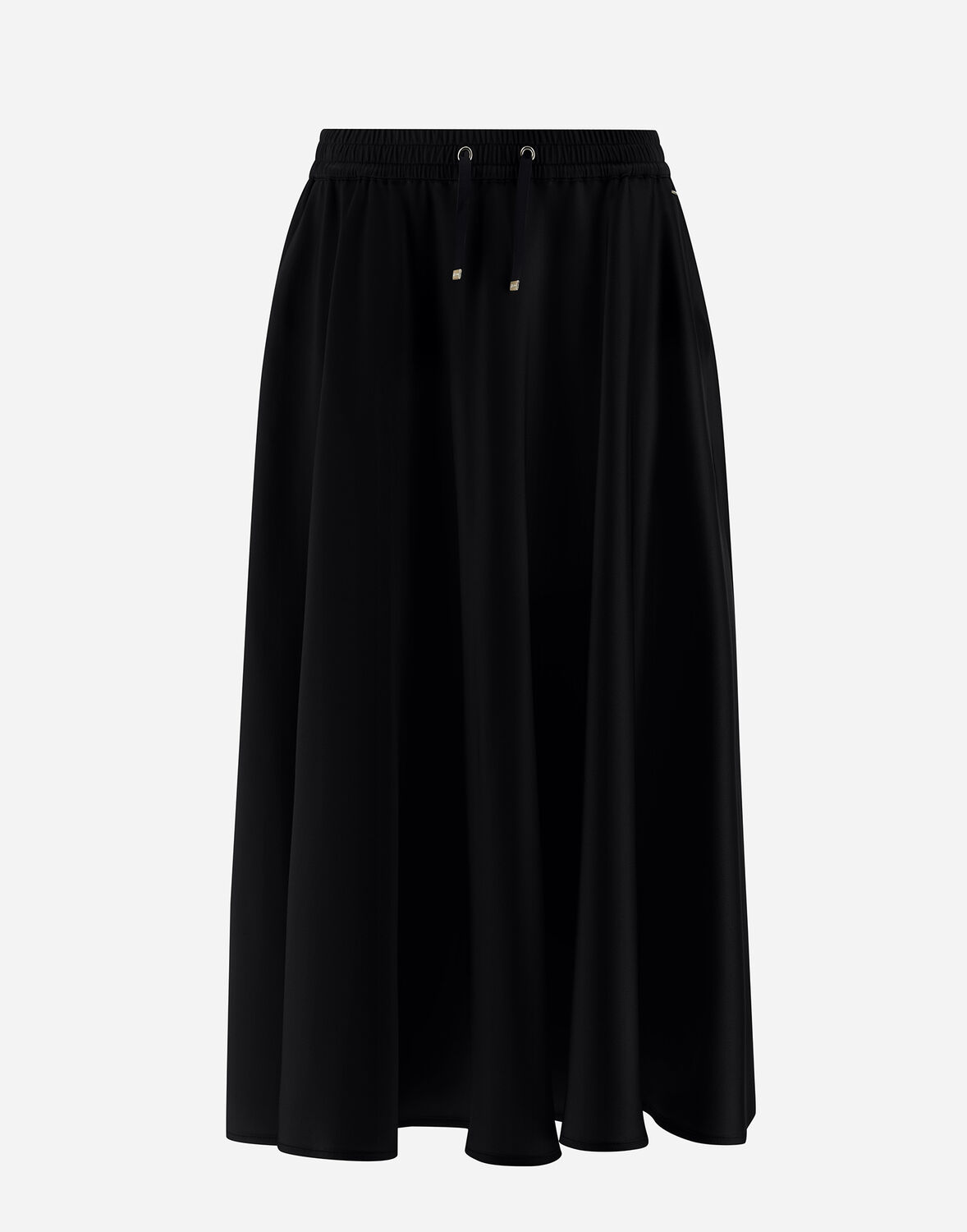 Herno Mid-length Flared Skirt In ブラック