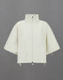Herno LAMINAR PONCHO IN ORGANIC-TECH FEEL AND EXTRALIGHT STRETCH Cream MAN0004DL128301115