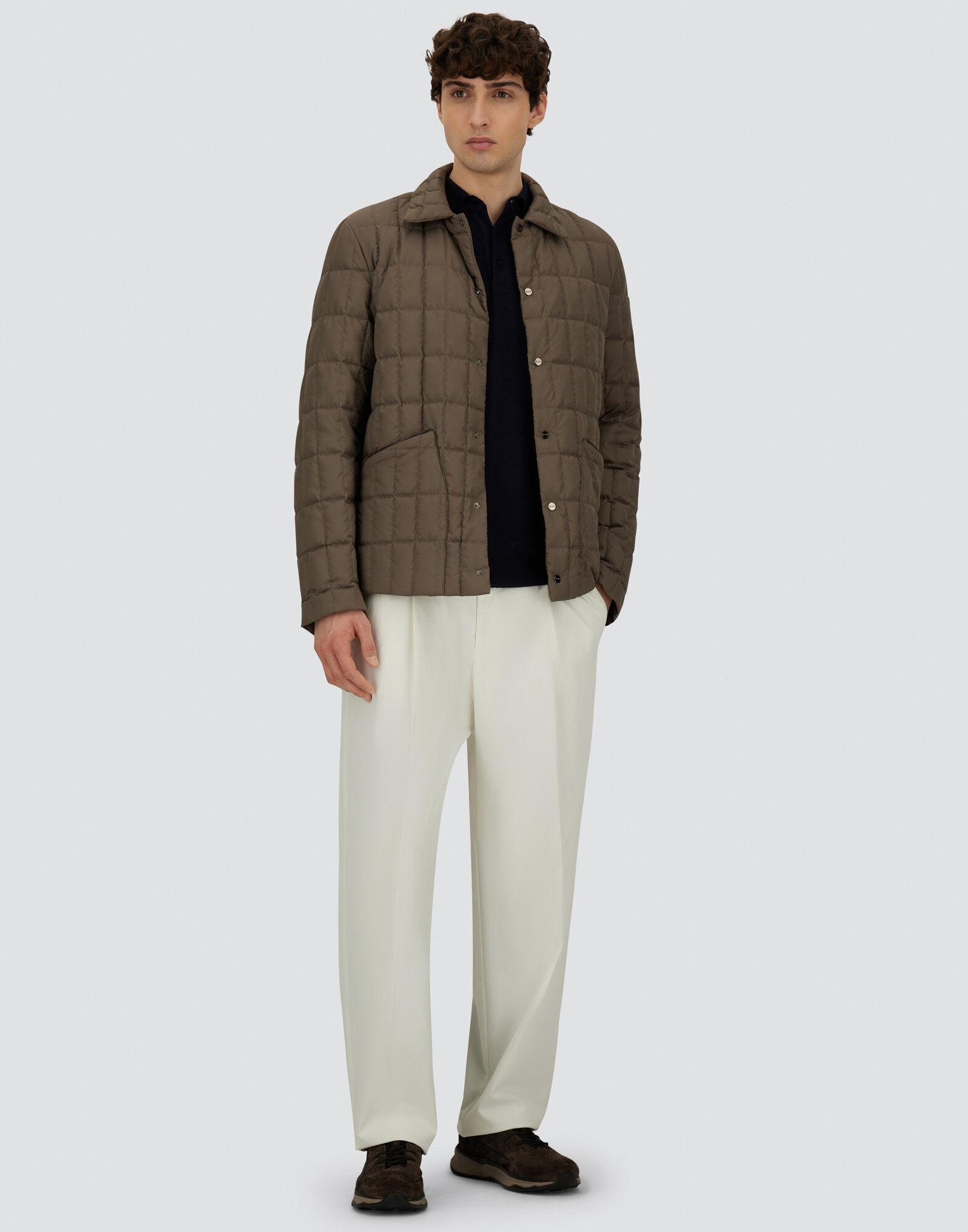 メンズ アレンデール シャケット グレージュ | Herno® (ヘルノ)