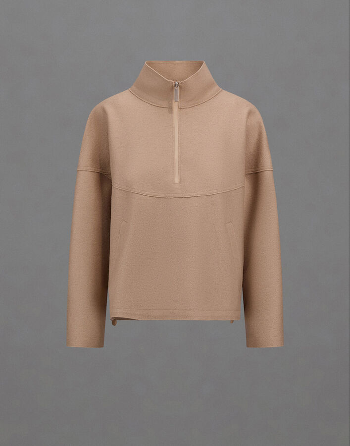 Herno LAMINAR JACKET IN COMPACT WOOL Light Camel GI00173DL335372115