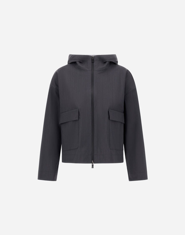Herno JACKET IN 3 LAYERS TECH-MERINO Iron GI000390D334859487