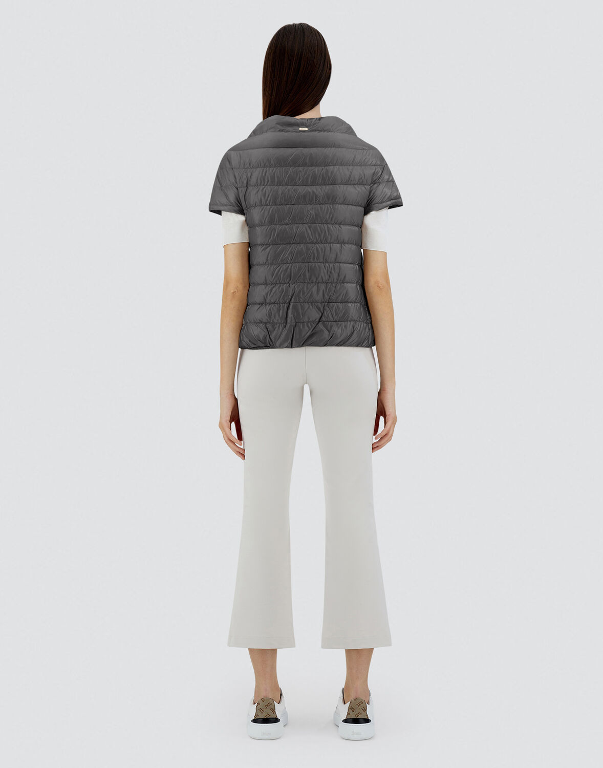 Herno Gray Emilia Down Jacket In Grey